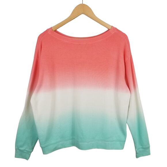 Splendid Ombre Lightweight Sweatshirt Size M Medium - Picture 2 of 6